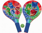 Set 2 palete pentru plaja Pj Masks din lemn cu minge inclusa pentru copii, Saica