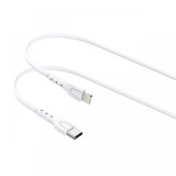 Lemontti Cablu Type-C la tip Lightning, 25W, 1.2m, Alb