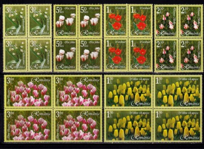 RO 2006 LP 1716 &amp;quot; Lalele &amp;quot; ,serie iin boc de 4 , MNH foto