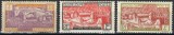 Guadelupa (Colonie Franceză) 1928&ndash;1940 - Set 3 Timbre &bdquo;Moara de Trestie de Zahăr / Timbru Răsturnat (Inverted)&rdquo; -KV1