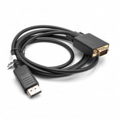 Adapterkabel 1,0m von displayport (m) auf vga (m) schwarz, , foto