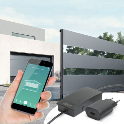Set senzor de deschidere garaj Smart Wi-Fi - USB foto