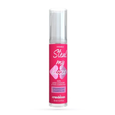 Lubrifianti cu arome - Crushious Fura-mi o Sarutare Gel Lubrifiant cu Aroma de Sampanie 10 ml Desertul Tau Favorit foto