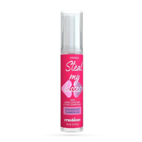 Lubrifianti cu arome - Crushious Fura-mi o Sarutare Gel Lubrifiant cu Aroma de Sampanie 10 ml Desertul Tau Favorit