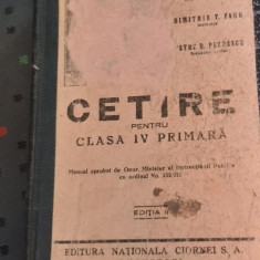 CARTE DE CETIRE PENTRU CLASA IV PRIMARA NICHIFOR CRAINIC