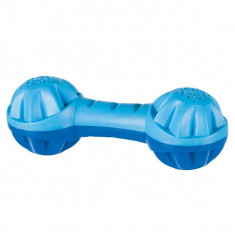 Jucărie pentru câine - ganteră de răcire, albastru 18 cm