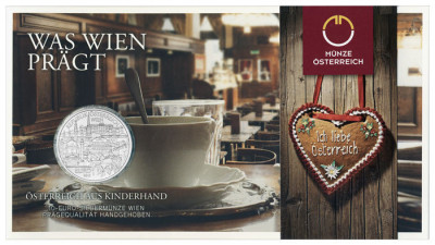 AUSTRIA 2015 - 10 Euro &amp;ndash; WIEN - Argint 925 /16,00 gr /32 mm / Blister foto