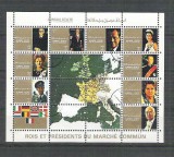 Ajman - Famous people, perf. mini block, used AB.052