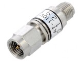 Atenuator SMA tată-mamă 50&Omega; PTFE aurit AT-110V