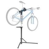 HOMCOM Stativ pentru Reparații Biciclete cu &Icirc;nălțime Reglabilă, Rotativ 360&deg; și Pliabil, 82x106x107-160 cm, Negru | Aosom Romania
