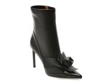 Botine elegante EPICA PREMIUM negre, 24122S, din piele naturala