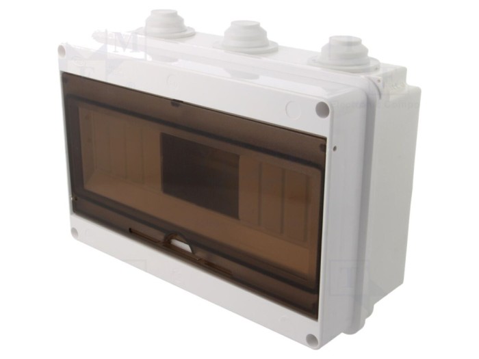 Carcasă modulară albă IP40 12 module