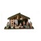 Iesle decorativa de Craciun cu 11 figurine, 5 becuri LED, 47 x 17 x 25 cm