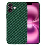 Husa iPhone 16 Plus Asteroid GSM Carbonite FiberShell, verde