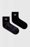 Adidas Originals sosete 2-pack culoarea negru, IU0186