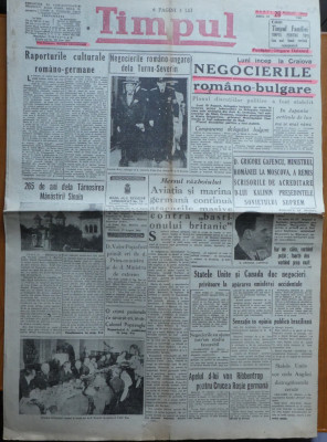 Ziarul Timpul, 20 August 1940 foto