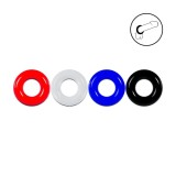Set de 4 inele pentru penis, Levelz by Shots - Multicolor