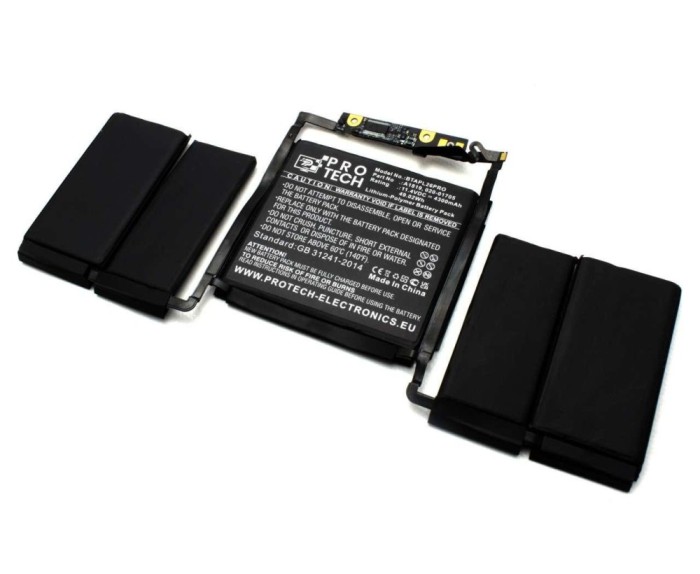 Baterie AppleA1819 Protech High Quality, MacBook Pro 13 Touch Bar A1706 Late 2016 Protech High Quality