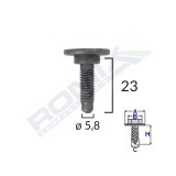 SURUB FIXARE ALFA ROMEO/FIAT/CITROEN 5.8X23MM - NEGRU SET 5 BUC 61685