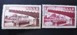 Regiunea Saar Teritoriul Saarland 1952-1955 Poduri Br&uuml;ckenbau 3F Simplu și 18F Supratipar Referendum Volksbefragung 1955 Lot 2 Valori - OREF1