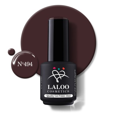 &amp;Nu;&amp;omicron;.494 Syrup Brown | Laloo gel polish 15ml foto