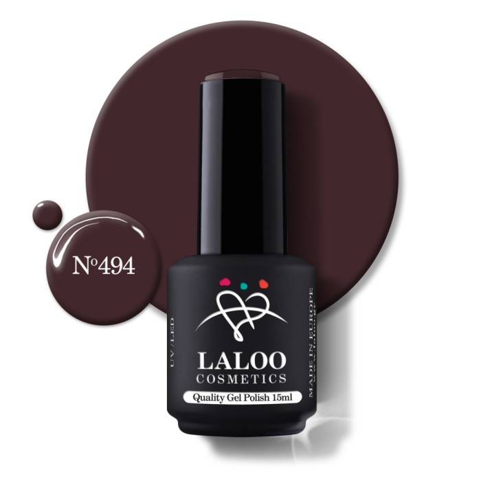 &Nu;&omicron;.494 Syrup Brown | Laloo gel polish 15ml