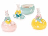 Set 3 decoratiuni Paste ceramica multicolora 13.5x10x18 cm