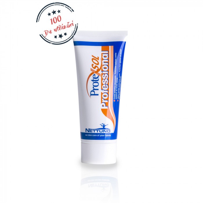 Protexol Professional-Crema de protectie(bariera) a pielii mainilor impotriva murdariei persistente pe baza de ulei tub 100ml - 100 de utilizari