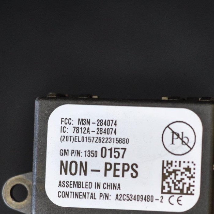 Alt modul de control OPEL ASTRA J 2012 OEM: 13500157 | 1542842