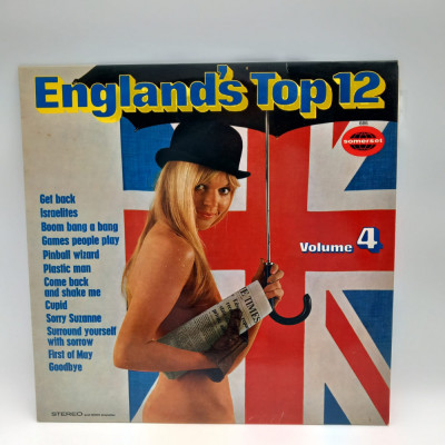 Englands&amp;#039;s Top 12 vol. 4 vinyl LP Somerset Germania NM / VG+ foto