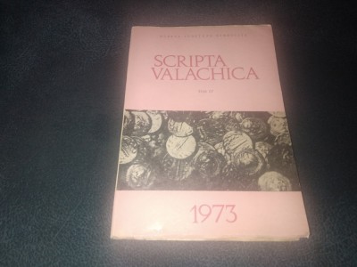 SCRIPTA VALACHICA 1973 foto