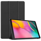 Husa tableta pentru ipad pro 13 (2024) - microfibra, auto sleep/wake, protectie antisoc, black