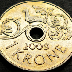 Moneda 1 COROANA - NORVEGIA, anul 2009 *cod 1283