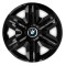 Set 4 capace roti Hubcaps fast black R16 pentru gama auto BMW