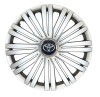 Capace Roti R15 Toyota, Set 4 Bucati, Cod 339, Plastic ABS Flexibil, Protectie Jante, Corolla, Yaris, Auris