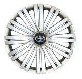 Capace Roti R15 Toyota, Set 4 Bucati, Cod 339, Plastic ABS Flexibil, Protectie Jante, Corolla, Yaris, Auris