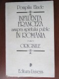 Influenta franceza asupra spiritului public in Romania