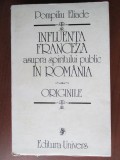 influenta franceza asupra spiritului public in Romania