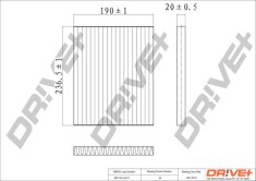 Dr!ve+ DP1110.12.0171 Filtru, aer habitaclu