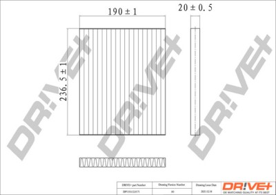 Dr!ve+ DP1110.12.0171 Filtru, aer habitaclu foto
