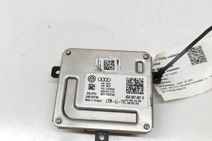 Unitate de control lumini LED AUDI Q5 8R 2017 OEM: 4G0907697D,28519748 | 32029043