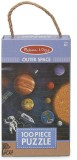 Primul meu puzzle eco din carton Spatiul, Melissa &amp; Doug