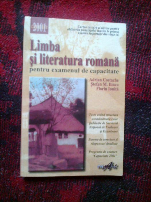 a9 Limba si literatura pentru examenul de capacitate - Adrian Costache