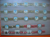 HOPCT LOT NR 14 - NAVIGATIE NAVE CU PINZE /CORABII / VAPOR/-23 BUC-ETICHETE VECHI DE TRABUCURI -COLECTIE DE LUX-