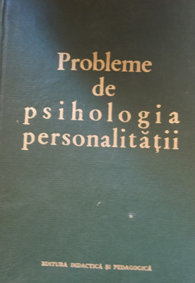 Probleme de psihologia personalității - E.I. Ignatiev foto