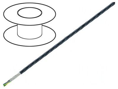 Cablu &amp;Ouml;LFLEX HEAT 260 C MC 4x1.5mm2 PTFE Negru foto