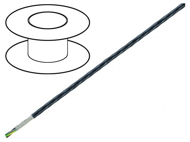 Cablu &Ouml;LFLEX HEAT 260 C MC 4x1.5mm2 PTFE Negru