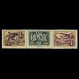 B&eacute;lyegnap 30 (Ziua Marcii Postale 30) LP1568-1569 Ungaria 1957