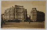 BUCURESTI , PIATA SENATULUI , CU TRAMVAI , TRASURA , TRECATORI , CARTE POSTALA ILUSTRATA , PERIOADA INTERBELICA
