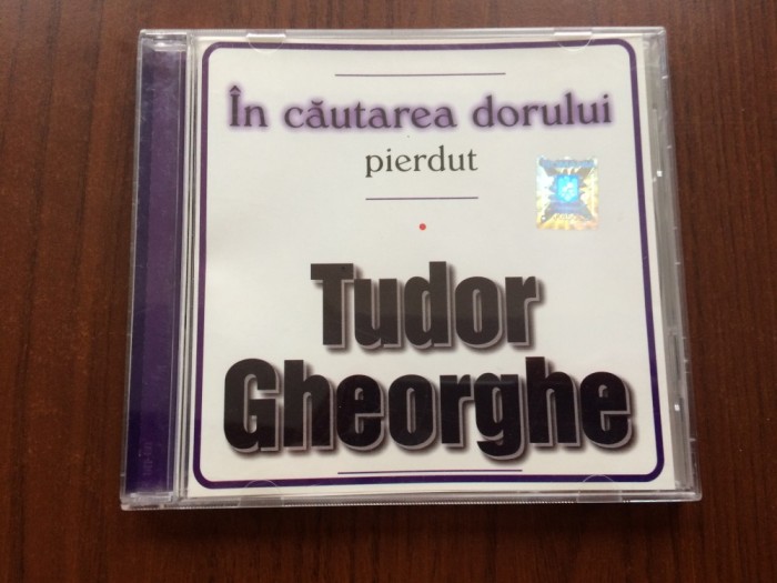 tudor gheorghe in cautarea dorului pierdut cd disc muzica usoara folk illuminati creatio cat music 2008 NM
